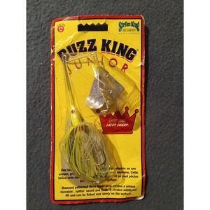 Strike King Buzz King Junior Buzzbait 3/16 oz Yellow Chartreuse Silver Blade
